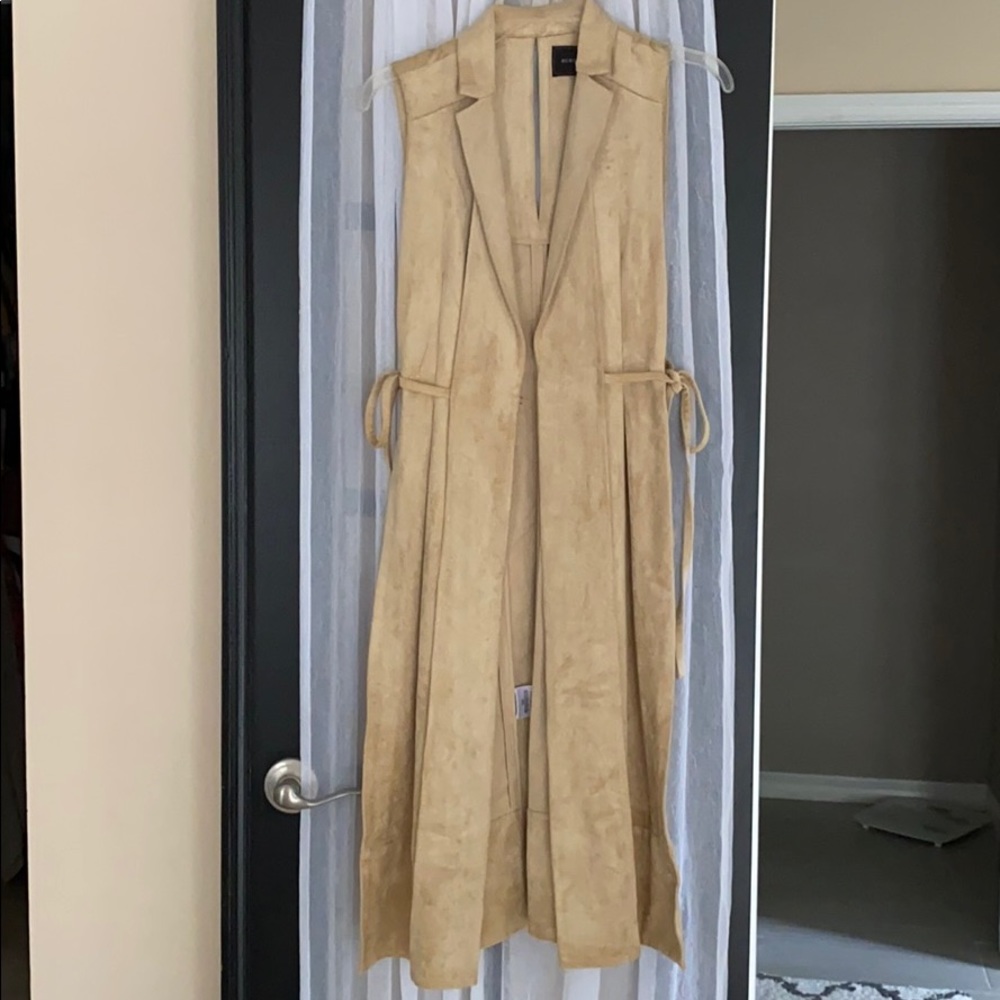 BCBG Suede Vest